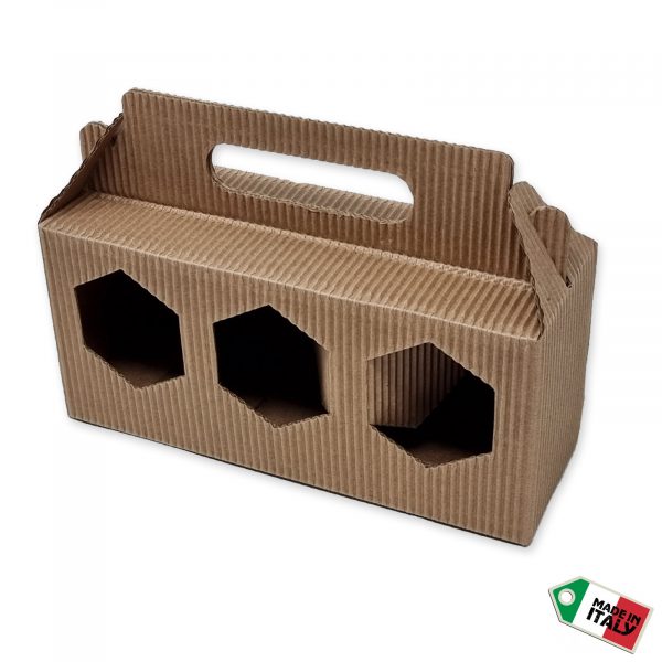Scatola porta vasetti 3 x 250g - 20pz.