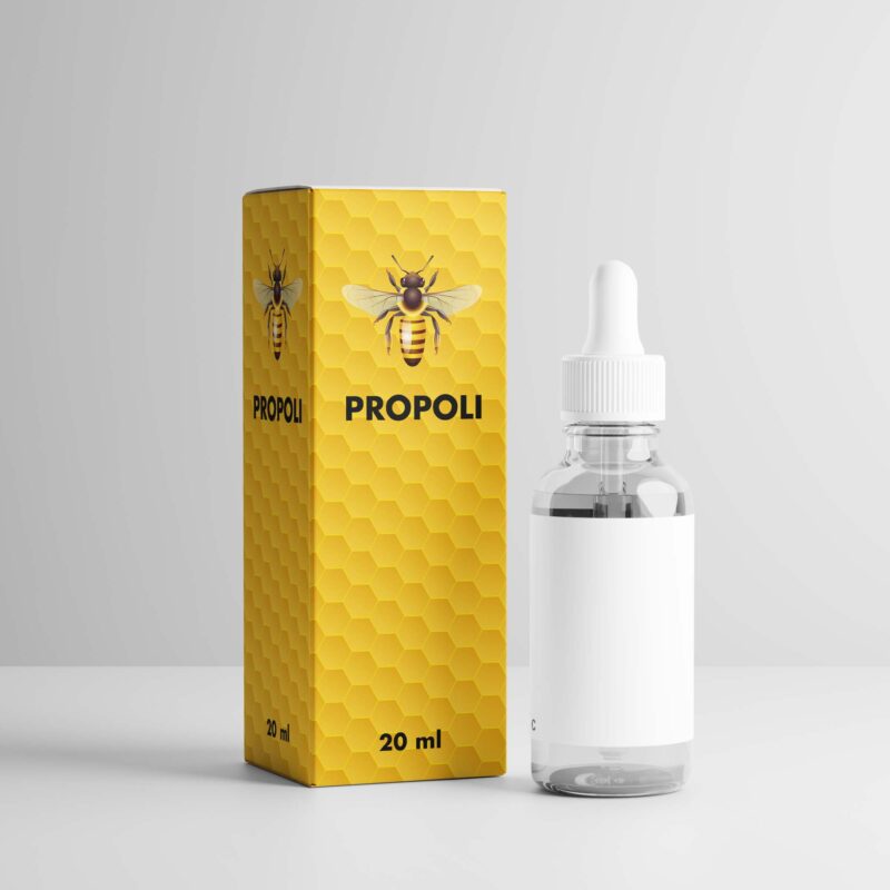 Scatola Propoli arancione 20 ml - 25 pz.
