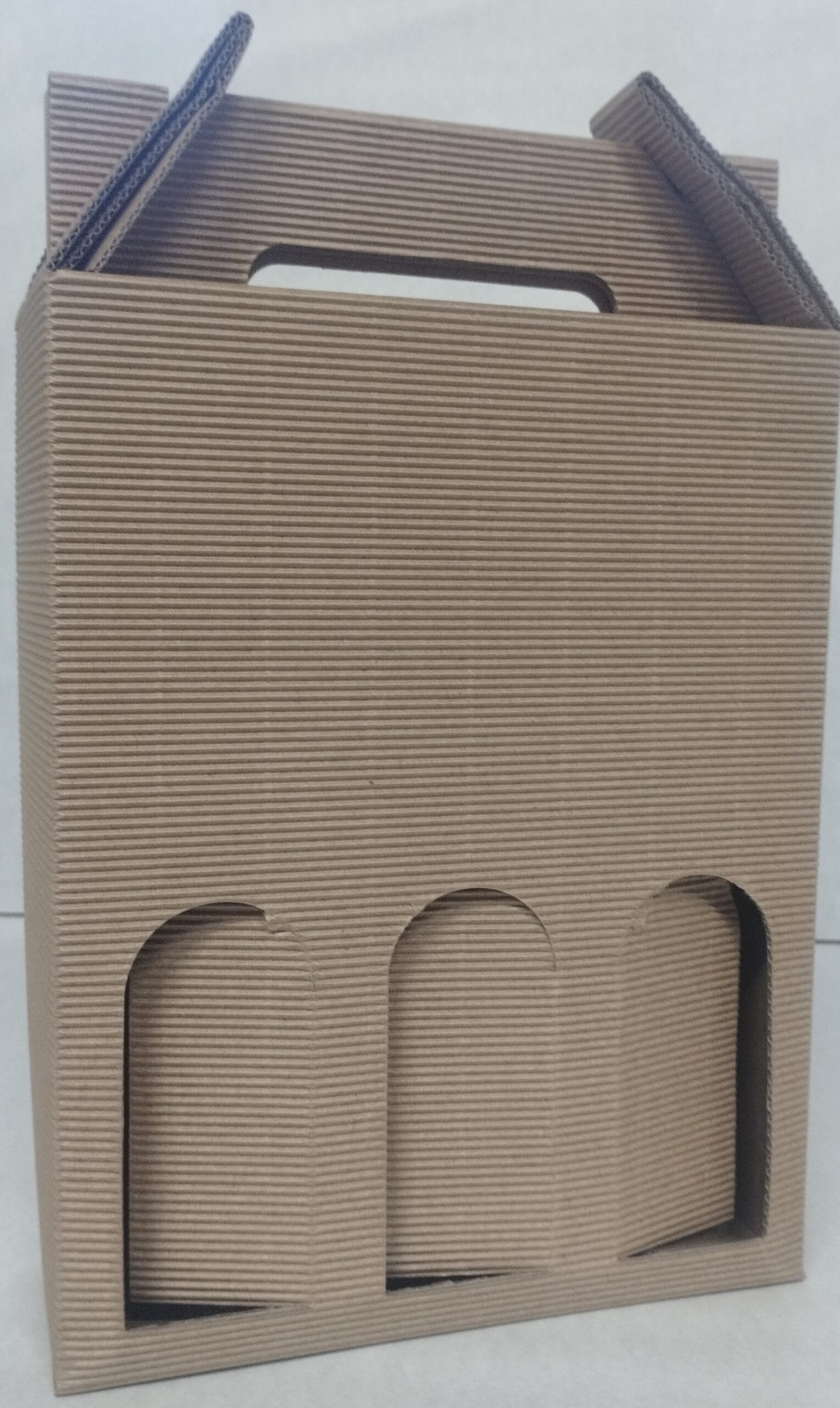 Scatola 20x6,5xh26 per 3 bottiglie da 33cl PREMIUM - 20 pezzi